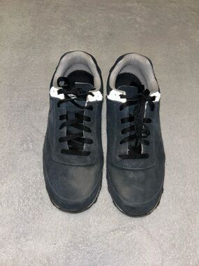 Men's Reebok Black Suede Composite toe Sneakers - 10.5W